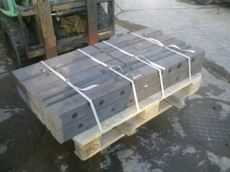 Hazemag Blow Bars cast by Melco Castings