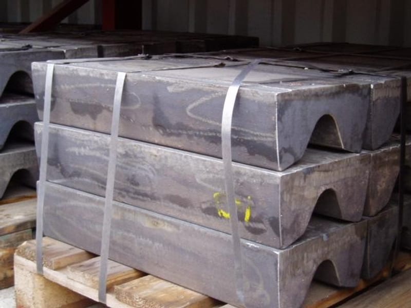 Manganese Steel Blow Bars cast by Melco Castings